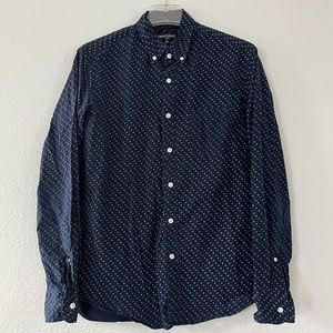 J. Crew Mercantile Flex Slim Button Down Collared Shirt Size Medium